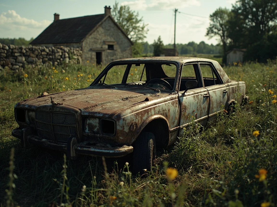 Epave voiture &middot; image &agrave; la une