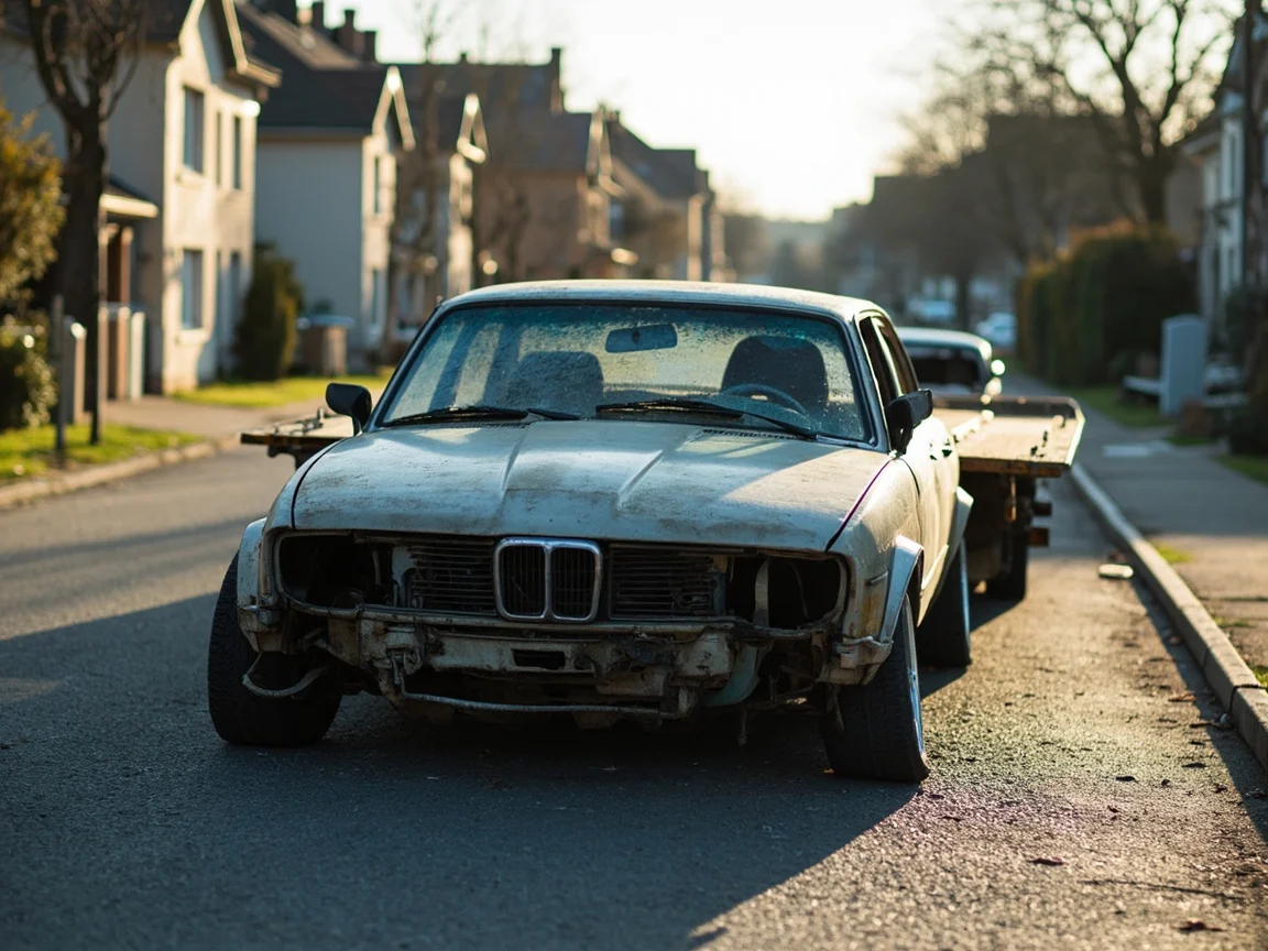 Epave voiture &middot; image &agrave; la une