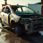 , , , ,  - Destruction voiture - Val-de-Marne - 94440 - Marolles-En-Brie