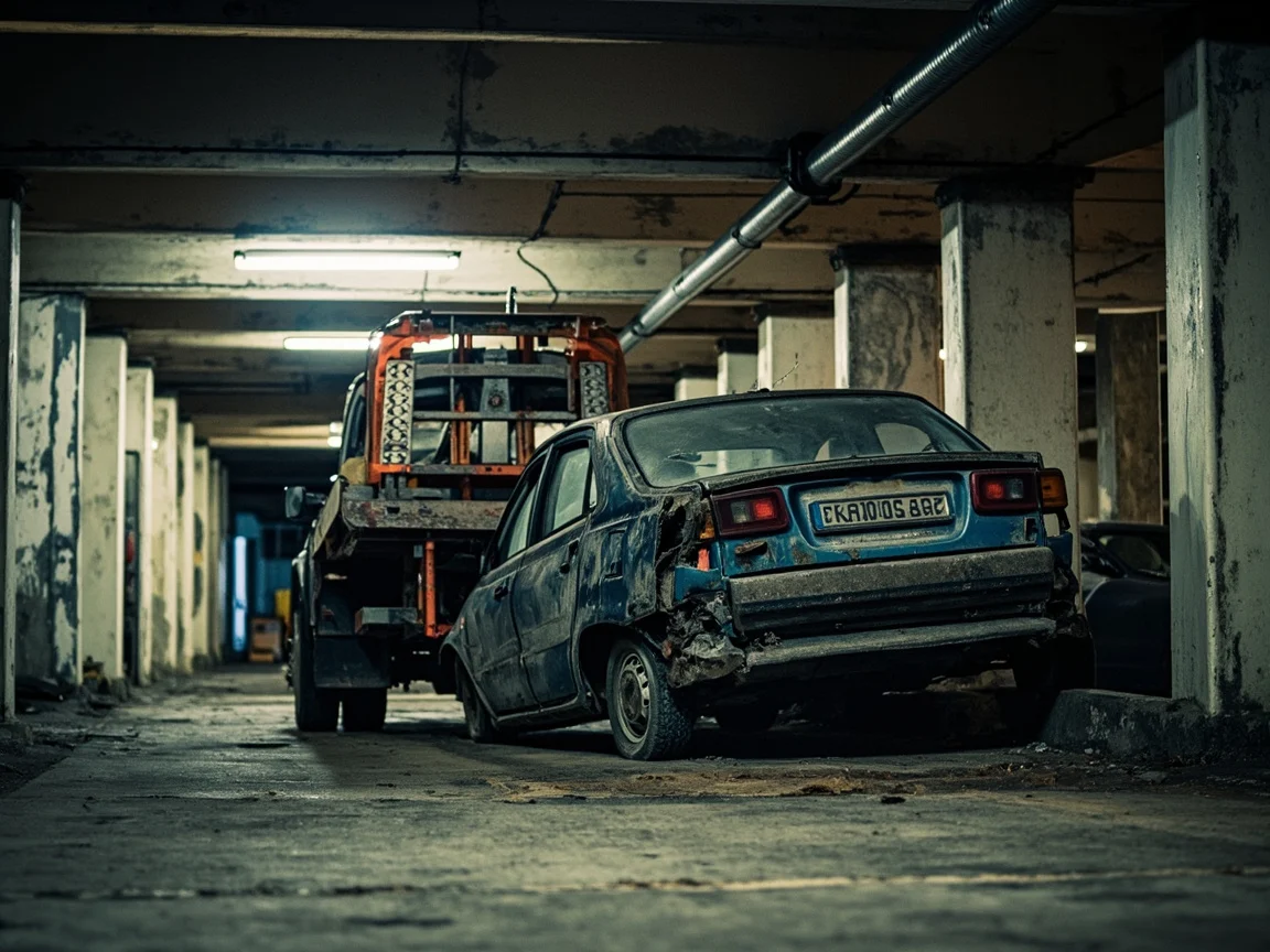 Enl&egrave;vement &eacute;pave sous-sol / parking &middot; image &agrave; la une