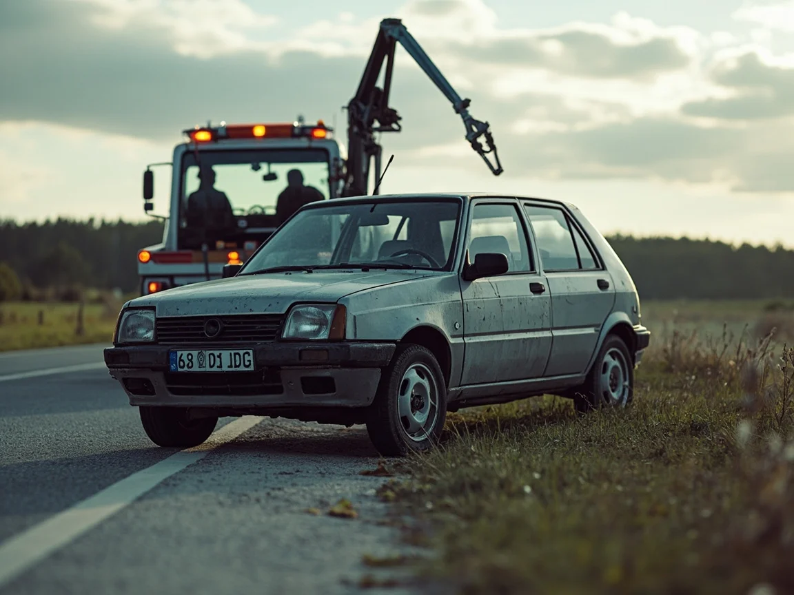 Epave voiture &middot; image &agrave; la une