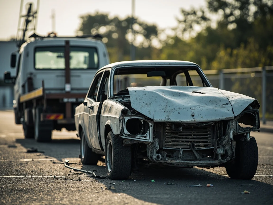 Epave voiture &middot; image &agrave; la une