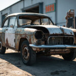 , , , ,  - Destruction voiture Saint-Gratien (95017)