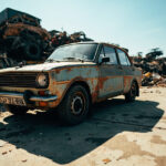 , , , ,  - Destruction voiture, Mantes-La-Ville (78085)