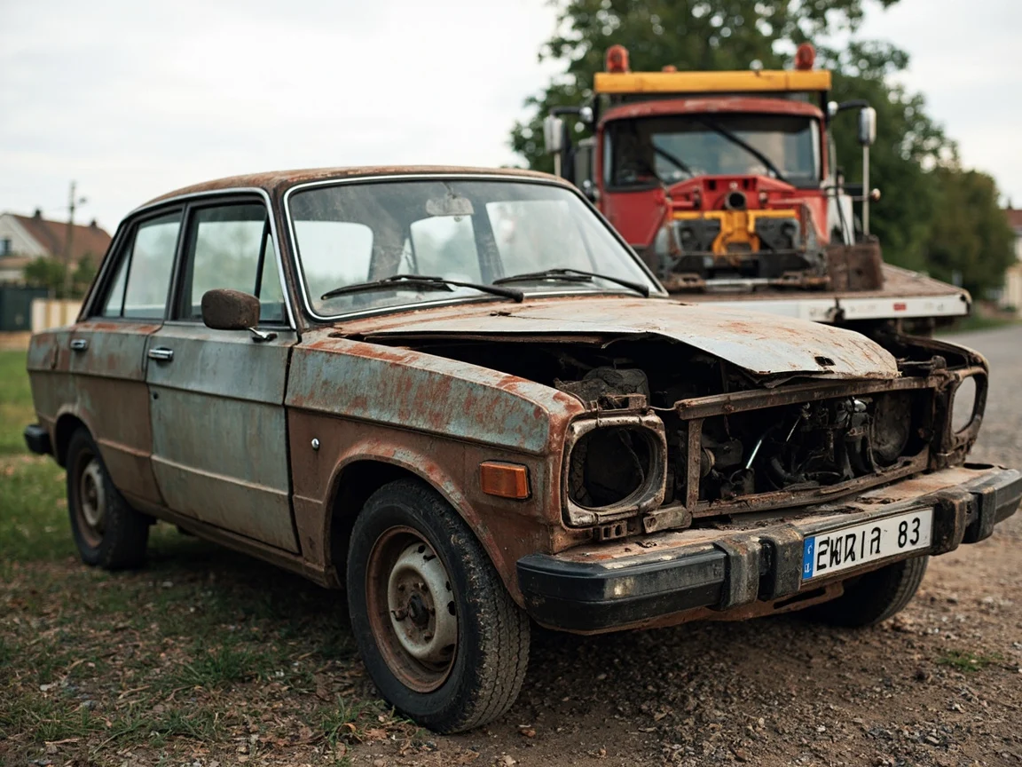 Epave voiture &middot; image &agrave; la une