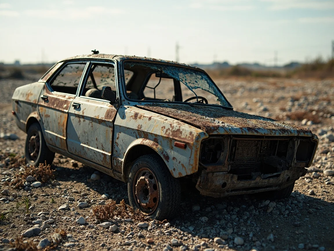 Epave voiture &middot; image &agrave; la une