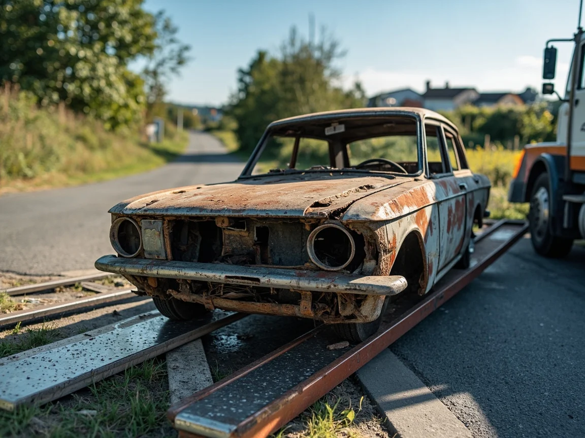 Epave voiture &middot; image &agrave; la une