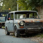 Epave voiture &mdash; Epave voiture M&eacute;zi&egrave;res-Sur-Seine - 78 &middot; image &agrave; la une