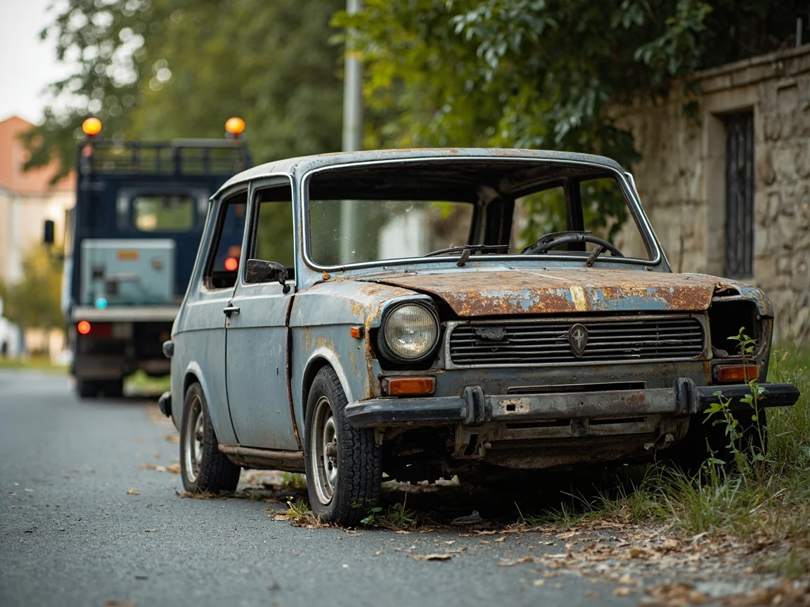 Epave voiture &middot; image &agrave; la une