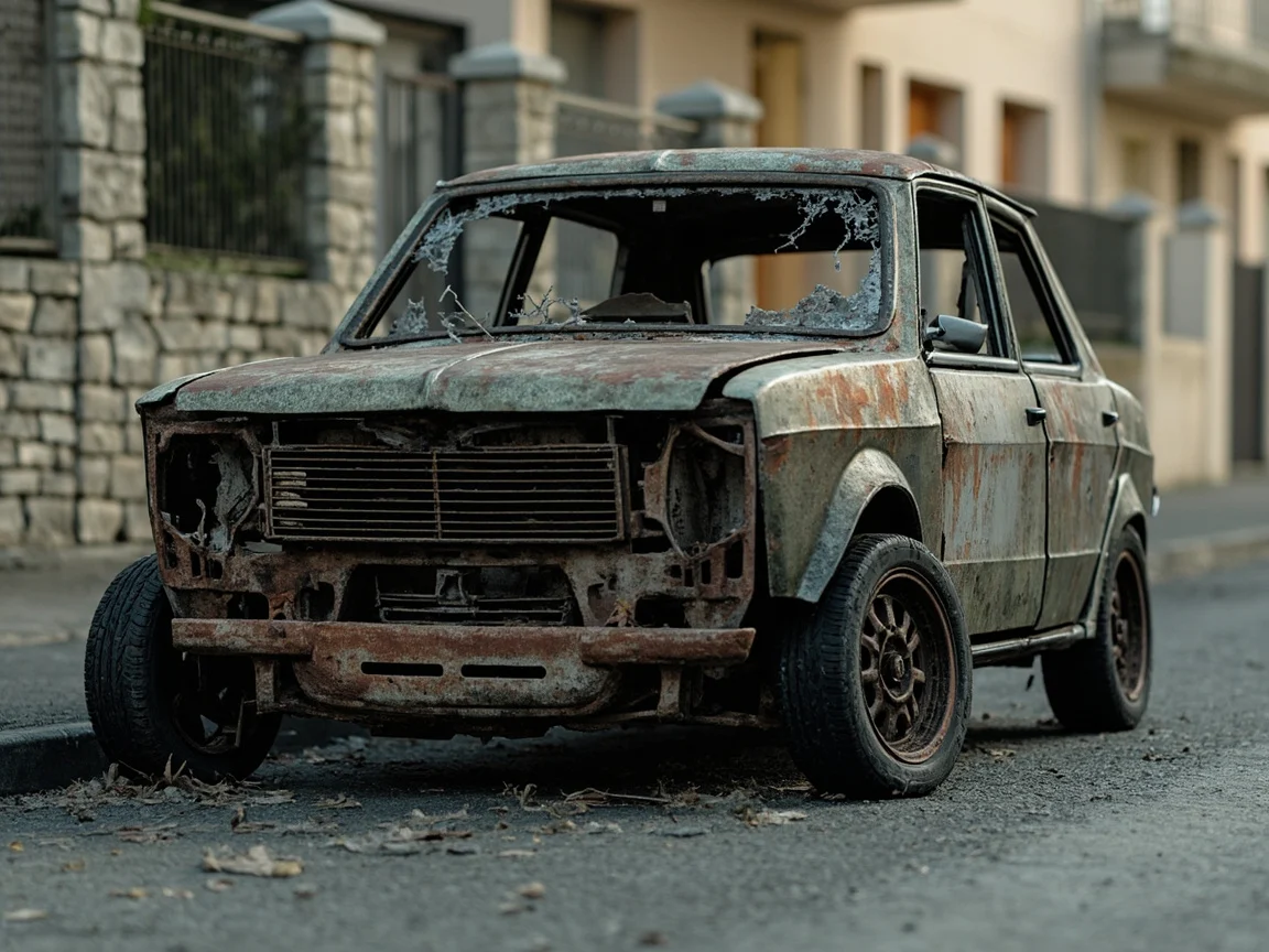 Epave voiture &middot; image &agrave; la une