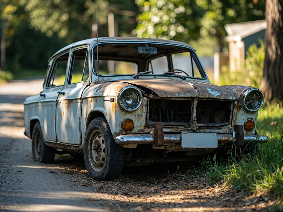 Epave voiture &middot; image &agrave; la une