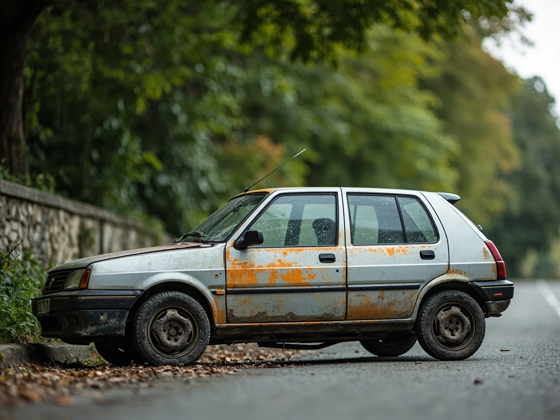 Epave voiture &middot; image &agrave; la une