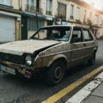 Epave voiture &mdash; Epave voiture Ermont (95125), Val-d'Oise &middot; image &agrave; la une