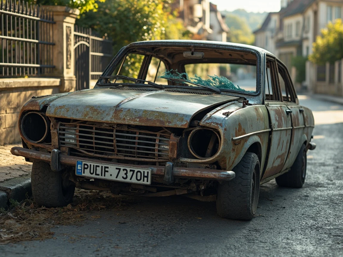 Epave voiture &middot; image &agrave; la une