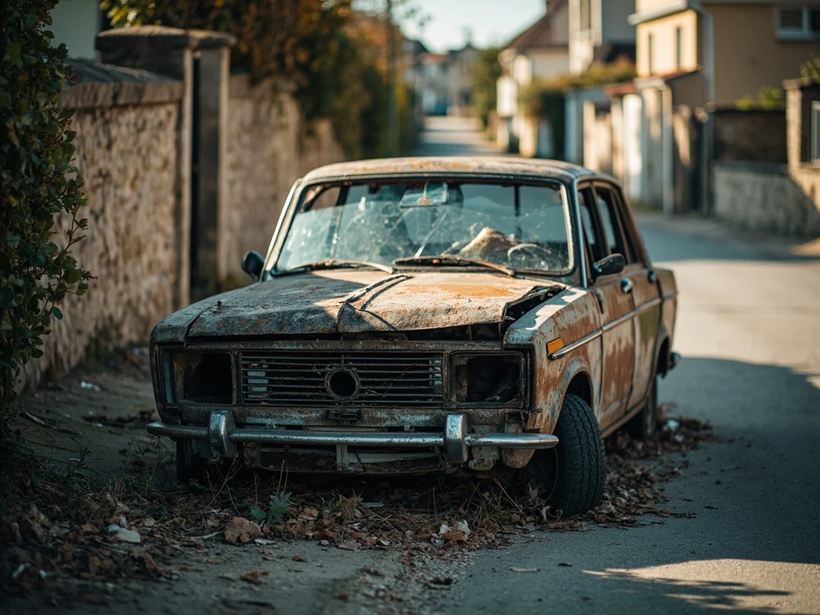 Epave voiture &middot; image &agrave; la une