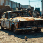 , , , ,  - Destruction voiture 92 - Malakoff - 92240