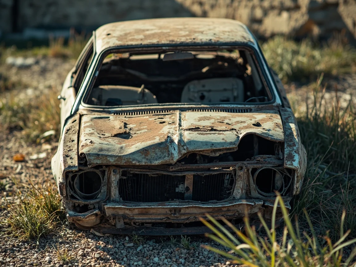 Epave voiture &middot; image &agrave; la une