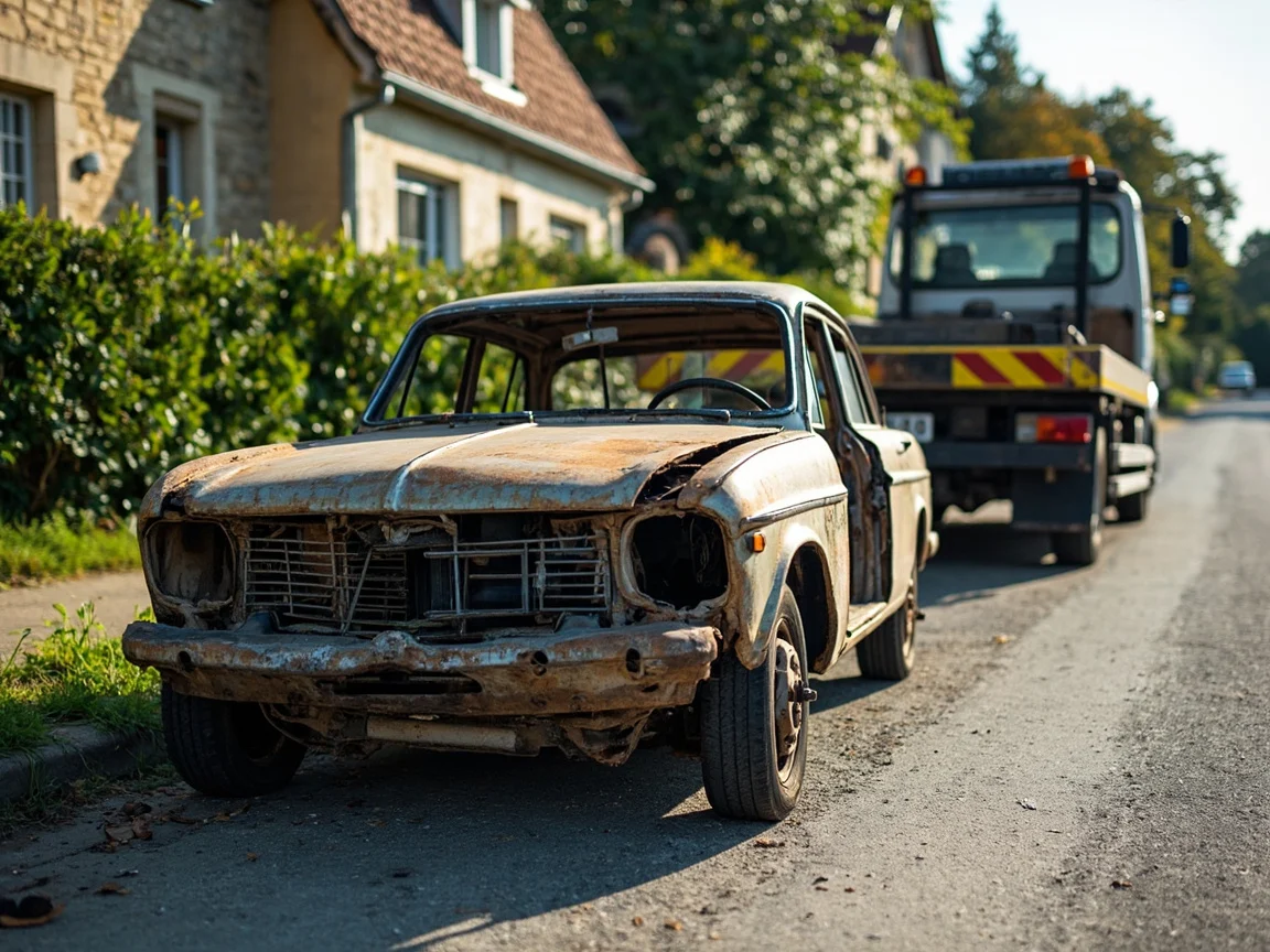 Epave voiture &middot; image &agrave; la une