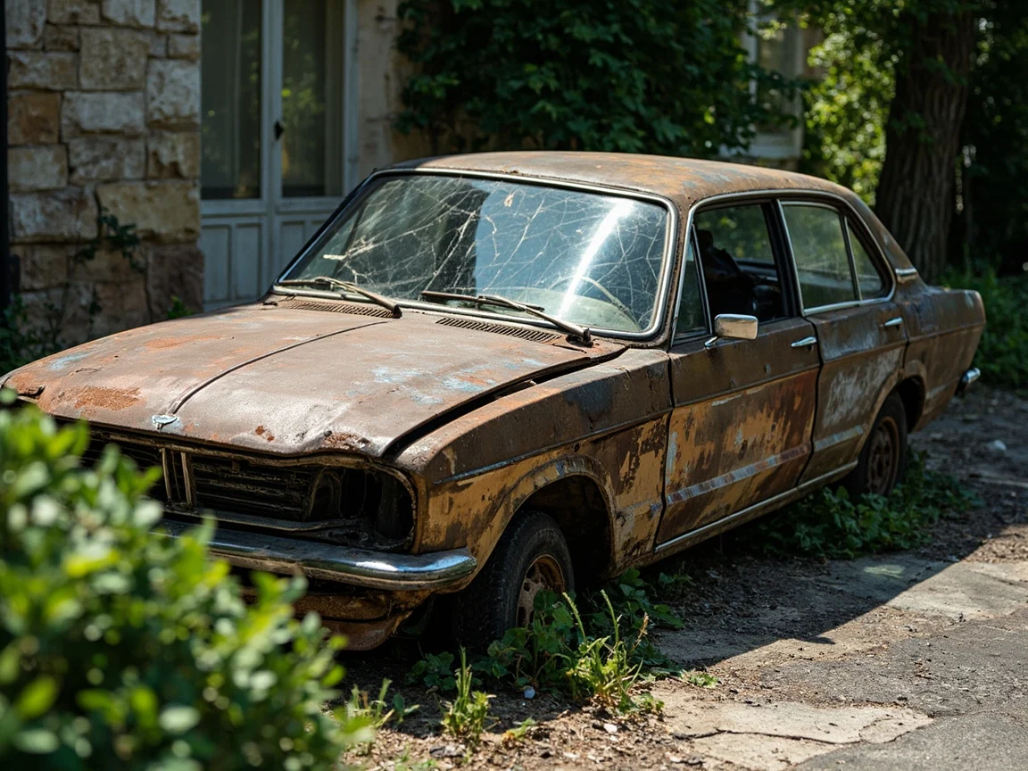 Epave voiture &middot; image &agrave; la une