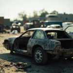 , , , ,  - Destruction voiture - &Eacute;tampes - 91150