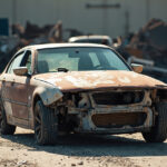 , , , ,  - Destruction voiture - Noisy-Sur-&Eacute;cole (77123) - Seine-et-Marne (77)