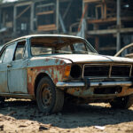 , , , ,  - Destruction voiture Rebais (77510), Seine-et-Marne