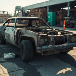 , , , ,  - Destruction voiture Verri&egrave;re (78320, 78)