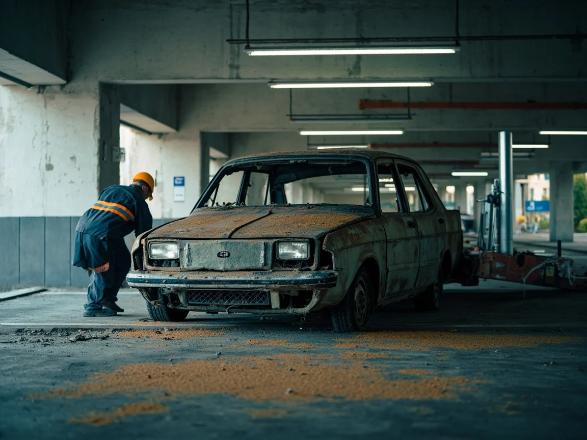 Enl&egrave;vement &eacute;pave sous-sol / parking &middot; image &agrave; la une