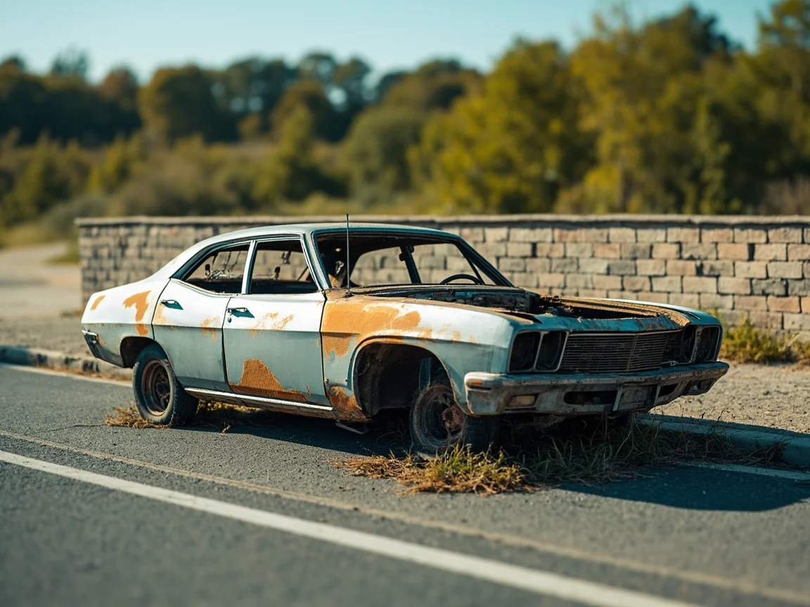 Epave voiture &middot; image &agrave; la une