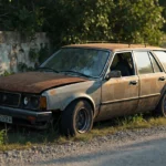 Epave voiture &mdash; Epave voiture - Bouray-Sur-Juine (91850, Essonne) &middot; image &agrave; la une