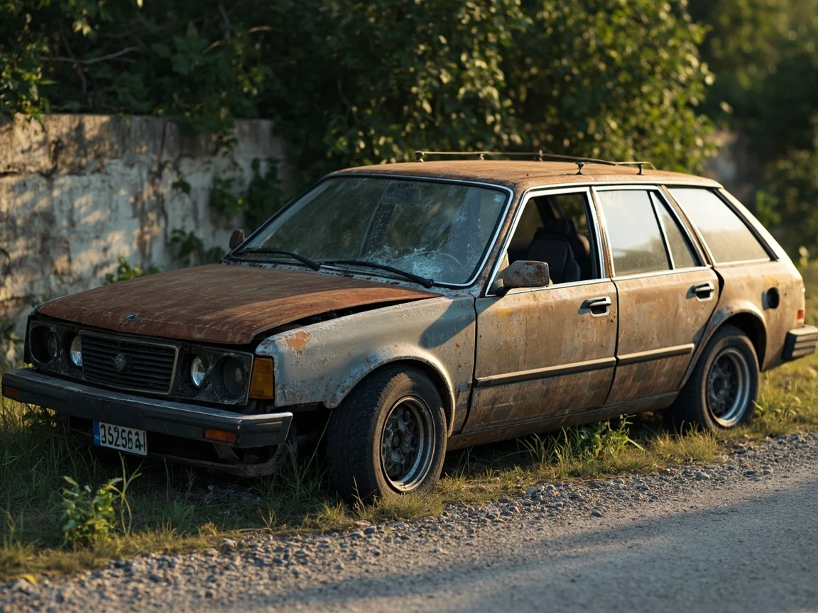 Epave voiture &middot; image &agrave; la une