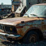 , , , ,  - Destruction voiture - Belloy-En-France (95270) - Val-d'Oise