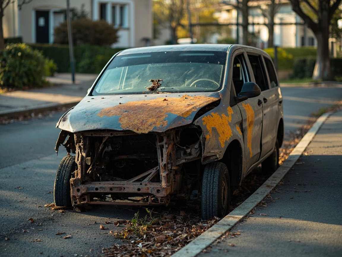 Epave voiture &middot; image &agrave; la une