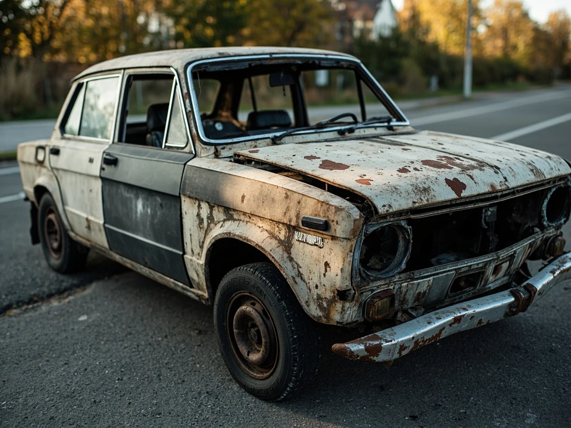 Epave voiture &middot; image &agrave; la une