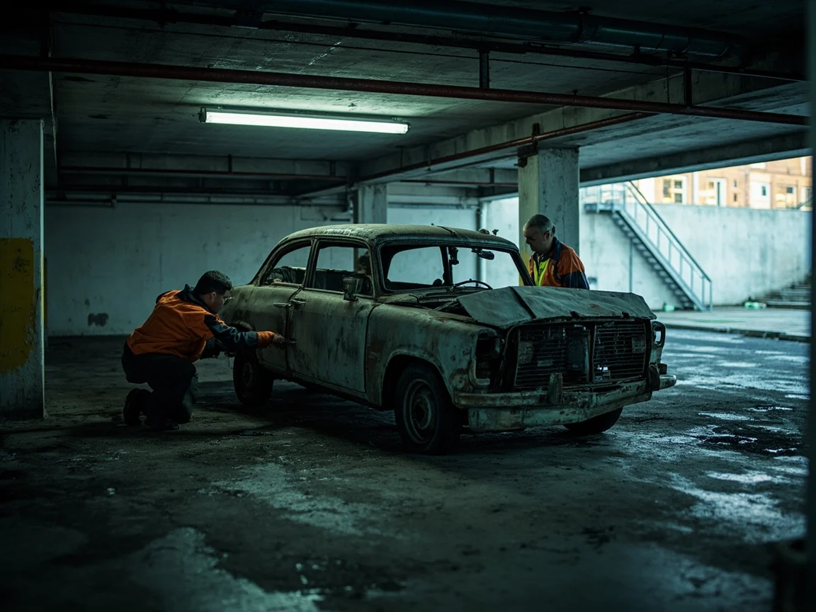 Enl&egrave;vement &eacute;pave sous-sol / parking &middot; image &agrave; la une