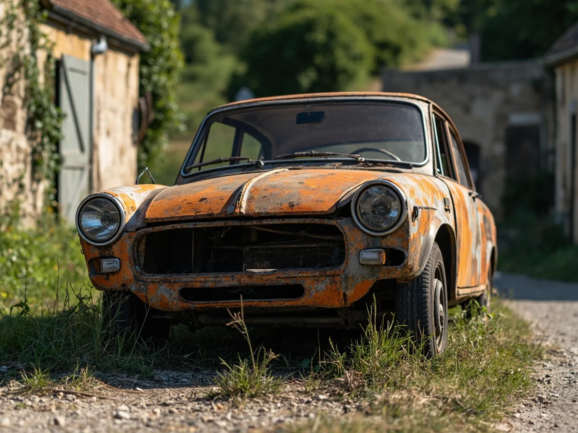 Epave voiture &middot; image &agrave; la une