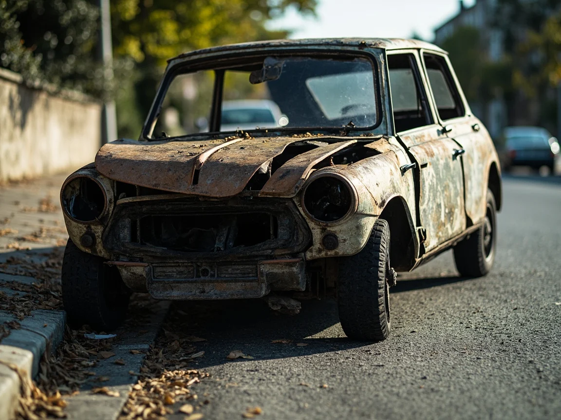Epave voiture &middot; image &agrave; la une