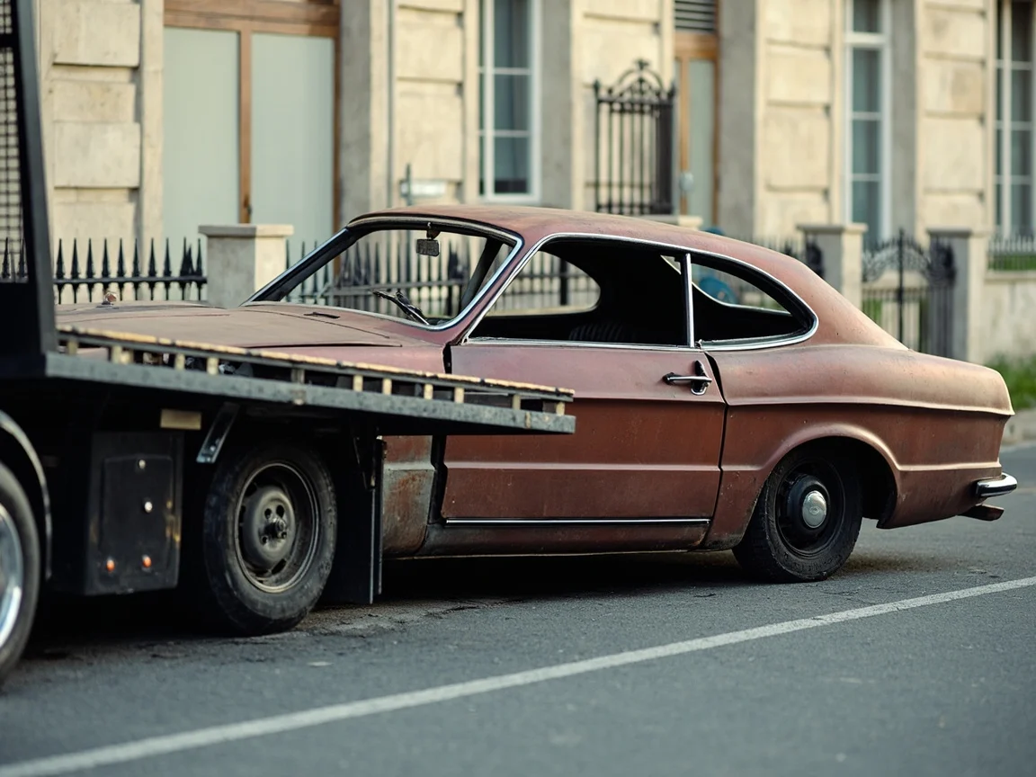 Epave voiture &middot; image &agrave; la une