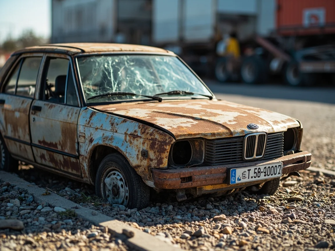 Epave voiture &middot; image &agrave; la une