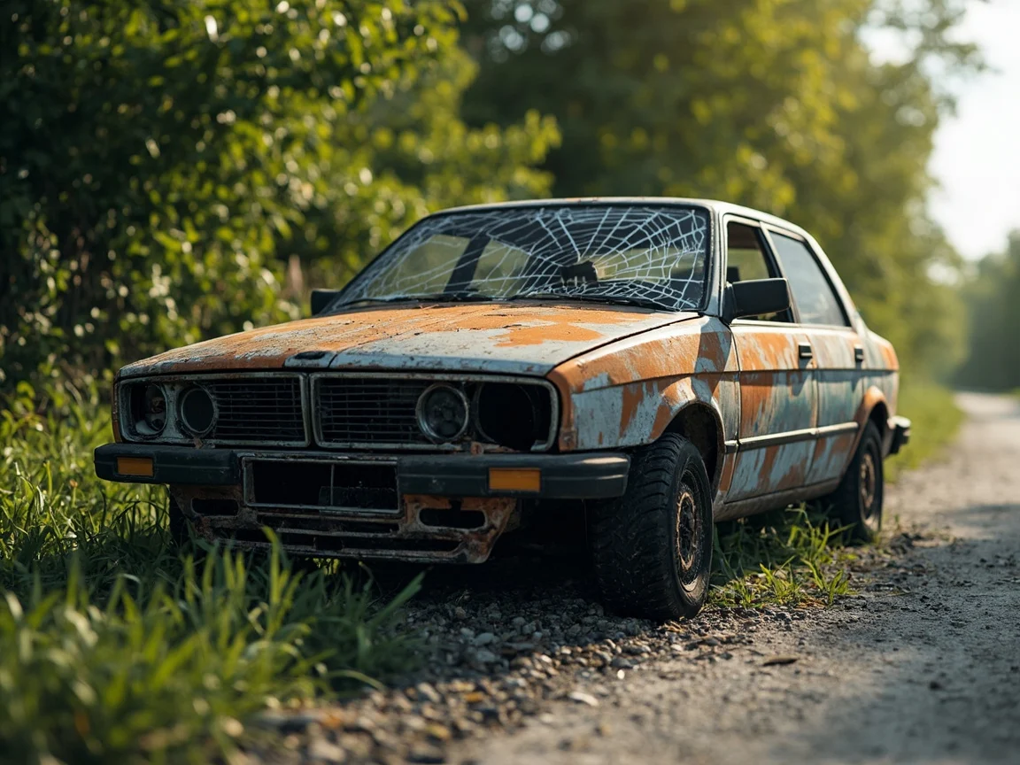 Epave voiture &middot; image &agrave; la une