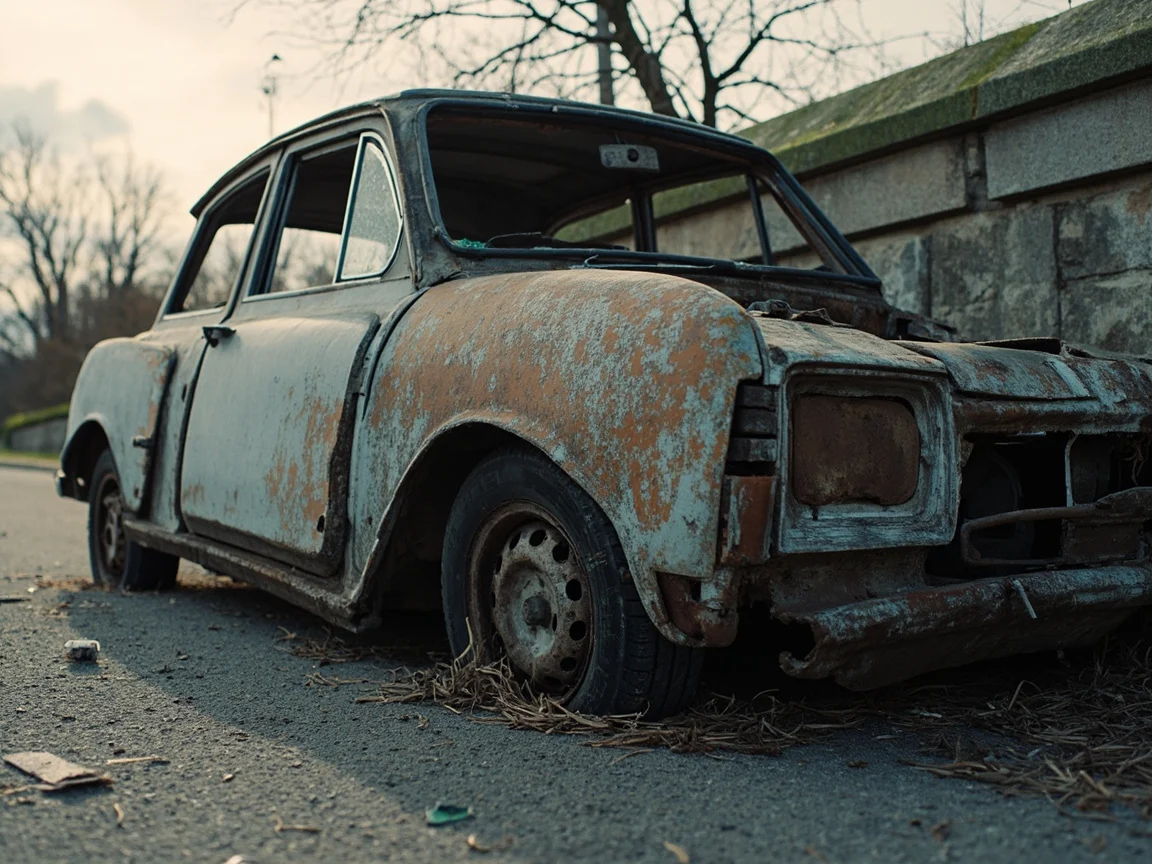 Epave voiture &middot; image &agrave; la une