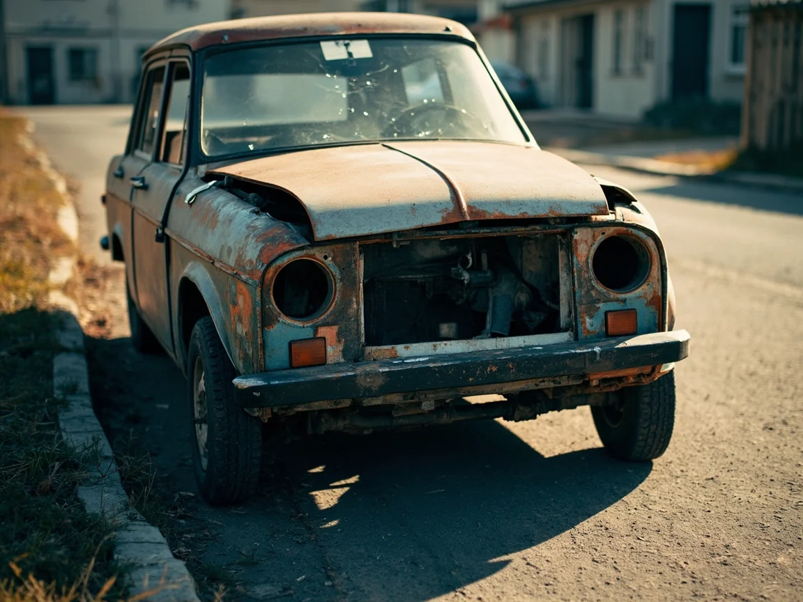 Epave voiture &middot; image &agrave; la une