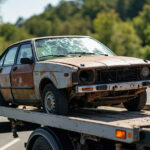 , , , ,  - Destruction voiture - 78125, Raizeux, Yvelines