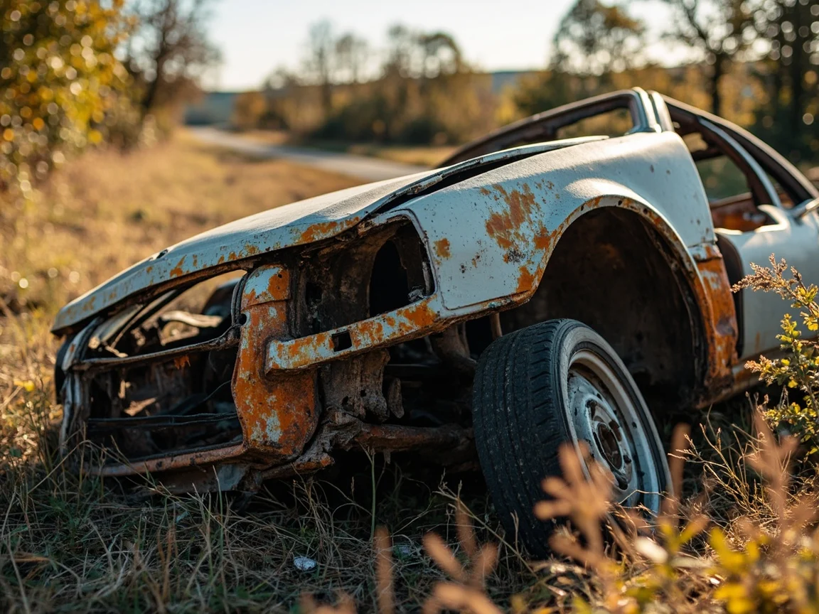 Epave voiture &middot; image &agrave; la une