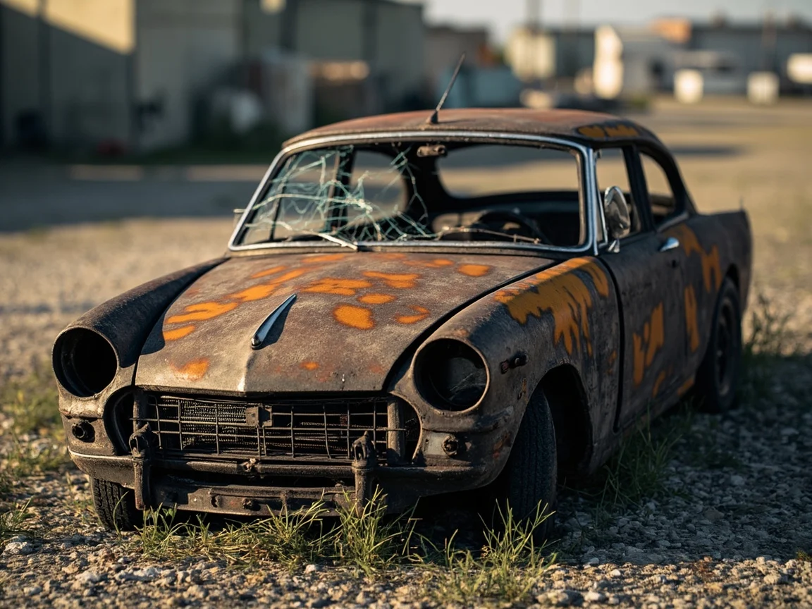 Epave voiture &middot; image &agrave; la une