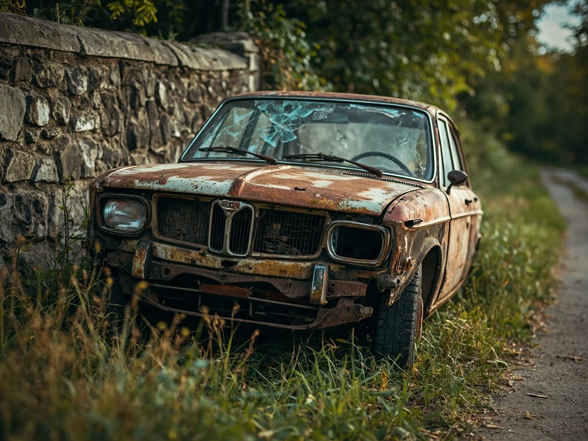 Epave voiture &middot; image &agrave; la une