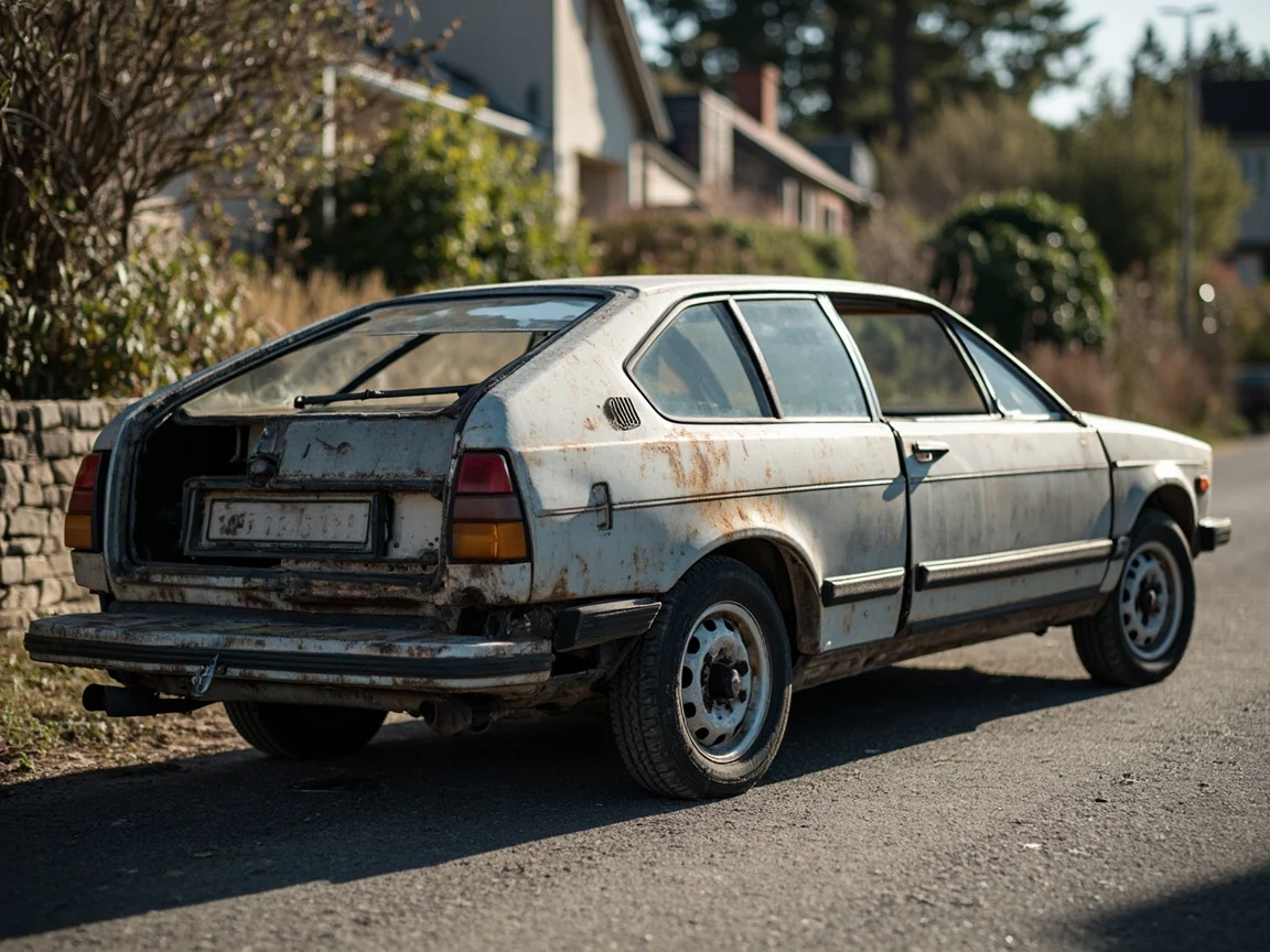 Epave voiture &middot; image &agrave; la une