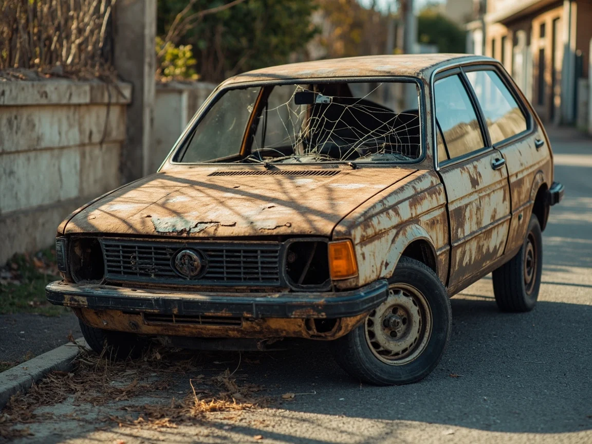 Epave voiture &middot; image &agrave; la une