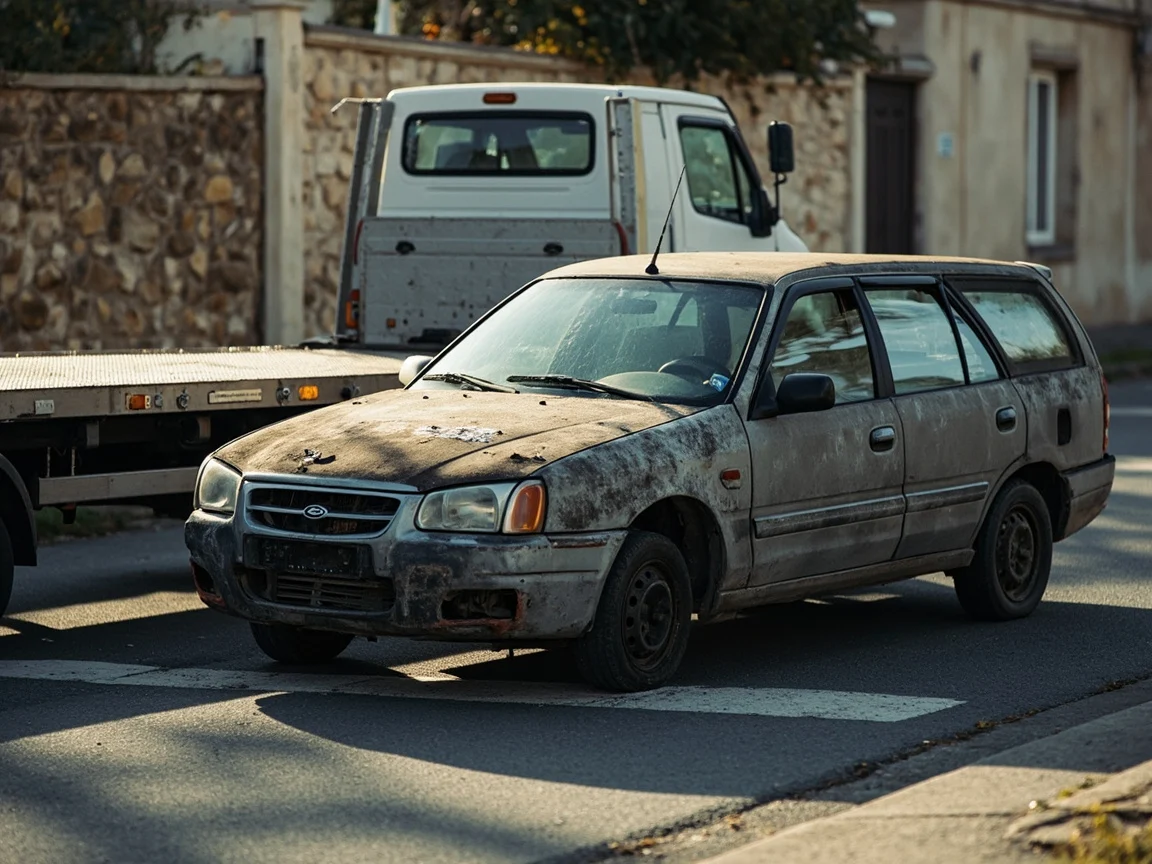 Epave voiture &middot; image &agrave; la une