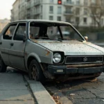 Epave voiture &mdash; Epave voiture - Seine-Saint-Denis (93) - Bagnolet (93170) &middot; image &agrave; la une